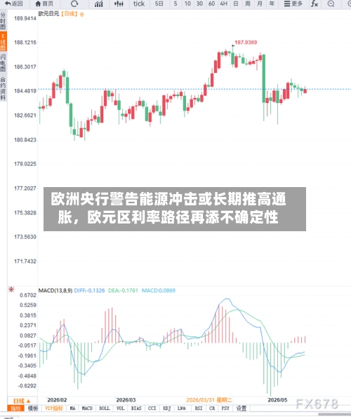 欧洲央行警告能源冲击或长期推高通胀，欧元区利率路径再添不确定性-第2张图片