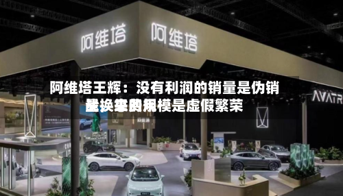 阿维塔王辉：没有利润的销量是伪销量，靠费用战换来的规模是虚假繁荣-第3张图片