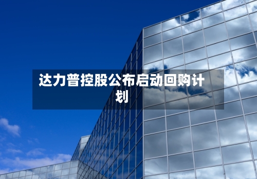 达力普控股公布启动回购计划