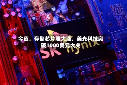 今夜，存储芯片股大涨，美光科技突破1000美元大关-第2张图片